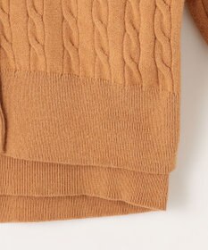 Feroux 【古畑星夏さん着用・アンサンブル】ロゴ刺繍入りケーブルアンサンブル ニット