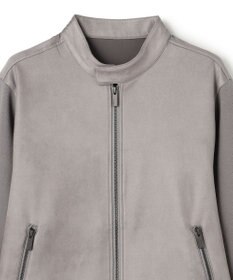 JOSEPH HOMME 【ストレッチ】レザーライクジャージーニットブロック　ZIP UPブルゾン