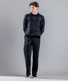 JOSEPH HOMME オーナメントブークレ　クルーネックニット