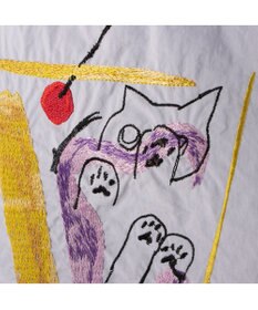 UNBILLION カシュカシュ cachecache / naabコラボ刺繍キャットトート