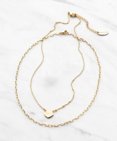 TOCCA LOGO CLOVER LAYERED NECKLACE ネックレス