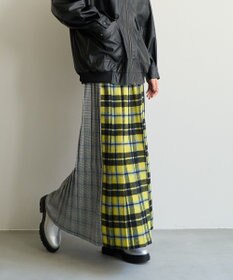 AMERICAN HOLIC シャギーチェックプリーツスカート