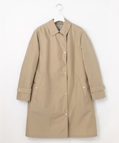 J.PRESS LADIES 【洗える】スパンライクナイロンタッサー ステンカラー コート