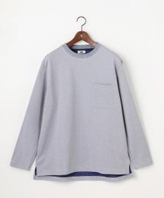 JOSEPH ABBOUD 【キングサイズ・JAPANファブリック・日本縫製・清涼】ミラノリブWフェイス長袖Tシャツ