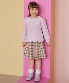 ANY KIDS 裏毛 スカラップ トレーナー