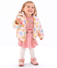 MIKI HOUSE HOT BISCUITS 【80-110cm】【NEW Color Series】裏毛パイル素材 フレアワンピース