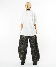 WEGO 【ユニセックス着用ITEM】ハトメバッククロスモチーフパンツ