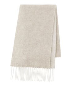 MOONBAT FURLA カシミヤ100%リバーシブルプチマフラー/幅20cm