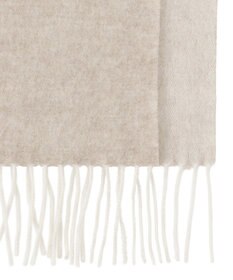 MOONBAT FURLA カシミヤ100%リバーシブルプチマフラー/幅20cm