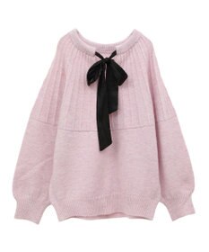 Green Parks ボウタイリボン付きニット