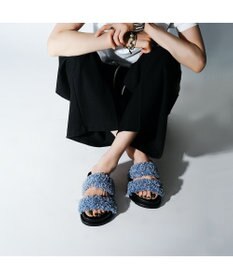 MODE ET JACOMO <carino>エコファーもこもこサンダル