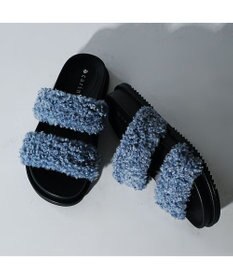 MODE ET JACOMO <carino>エコファーもこもこサンダル