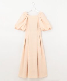 #Newans 【優木まおみさんコラボ】スクエアネックパフスリーブワンピース