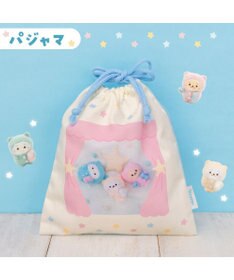 Mother garden しろたん 巾着 《パジャマ柄》