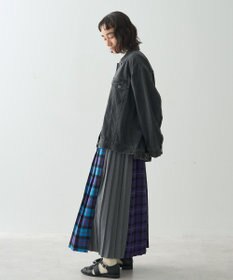 AMERICAN HOLIC シャギーチェックプリーツスカート