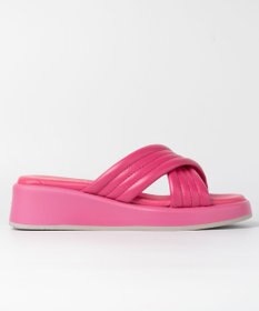 BONTRE 【BONTRE/ボントレ】パフィーステッチクロスサンダル/40351-US