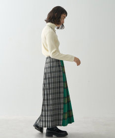 AMERICAN HOLIC シャギーチェックプリーツスカート