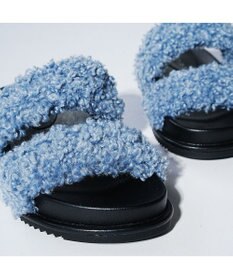 MODE ET JACOMO <carino>エコファーもこもこサンダル
