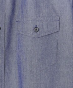 JOSEPH ABBOUD 【キングサイズ・環境配慮型素材】ビオグレースシャンブレー シャツ