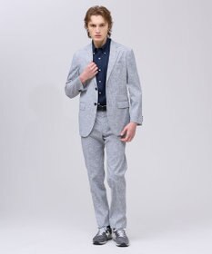 J.PRESS MEN 新色【MECHANICAL】【超軽量 / 清涼感 / 洗える】 ハイパワーストレッチ リネンルックジャケット_26年モデル