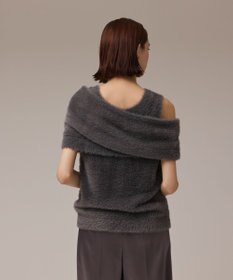 GRACE CONTINENTAL オフタートルニットトップ