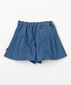 組曲 KIDS 【110-140㎝】 ブルーフラワーデニムキュロット