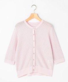 組曲 L 【先行予約・前後着用可】レーシーニット カーディガン