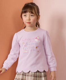 ANY KIDS 裏毛 スカラップ トレーナー