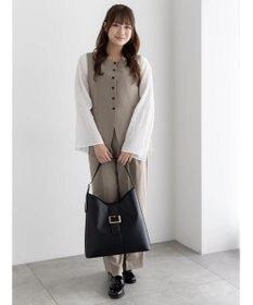 Te chichi クレープフレアスリーブブラウス【AOYAMA FASHION ASSOCIATION × Te chichi】