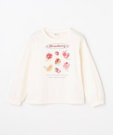 ANY KIDS 【Strawberry Collection】アートプリント 長袖Tシャツ