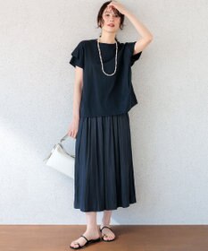 組曲 S GIZAコットンドルマンスリーブ Tシャツ