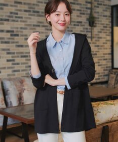 Tiaclasse L 【おのののかさん着用】「サマケア 」フード付きカットソーロングカーディガン