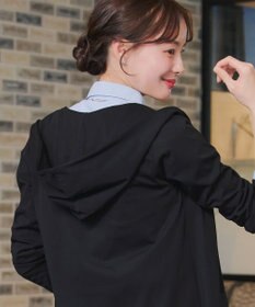 Tiaclasse L 【おのののかさん着用】「サマケア 」フード付きカットソーロングカーディガン