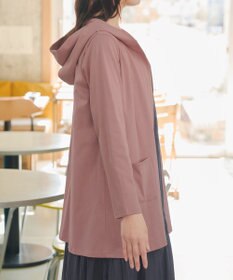 Tiaclasse L 【おのののかさん着用】「サマケア 」フード付きカットソーロングカーディガン