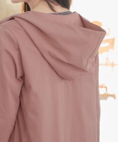 Tiaclasse L 【おのののかさん着用】「サマケア 」フード付きカットソーロングカーディガン