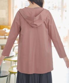 Tiaclasse L 【おのののかさん着用】「サマケア 」フード付きカットソーロングカーディガン