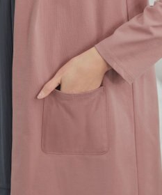 Tiaclasse L 【おのののかさん着用】「サマケア 」フード付きカットソーロングカーディガン