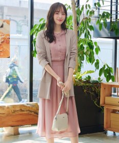 Tiaclasse L 【おのののかさん着用】「サマケア 」フード付きカットソーロングカーディガン