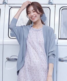 Tiaclasse L 【洗える】体型カバーも叶うドルマンニットカーディガン