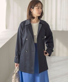 組曲 コットンライクツイル トレンチコート