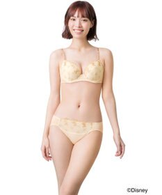Wing ブラジャー 【ディズニー】 自然なまるみシルエット ソフトなつけごこち 【ナチュラルアップブラ】 ミッキーマウス KB2063 ウイング／ワコール