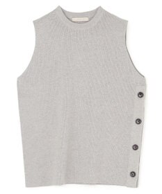 UNFILO 【洗える】サイドボタンニットベスト