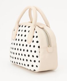 UNBILLION perche 牛革ハラコタイプ×ゴートハーフムーン2wayボストン