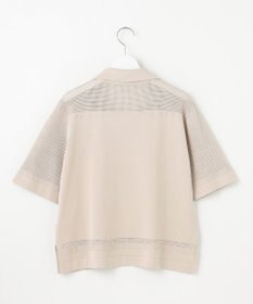 J.PRESS LADIES 【洗える】COTTON POLYESTER ニットポロ