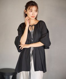 #Newans 2WAYシアーボレロブラウス