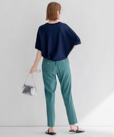 23区 L 【洗える】レーヨンポリエステルストレッチ ドルマン ニット