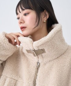 earth music&ecology ボアZIPブルゾン