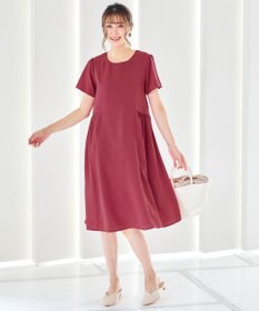 Tiaclasse 【洗える】サイド切替ワンピース