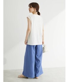 Green Parks ・ＥＬＥＮＣＡＲＥ　ＤＵＥ　リネンライクワイドパンツ