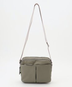 Y'SACCS ナイロン×牛革コンビシリーズ　横型ショルダーバッグ　SSサイズ